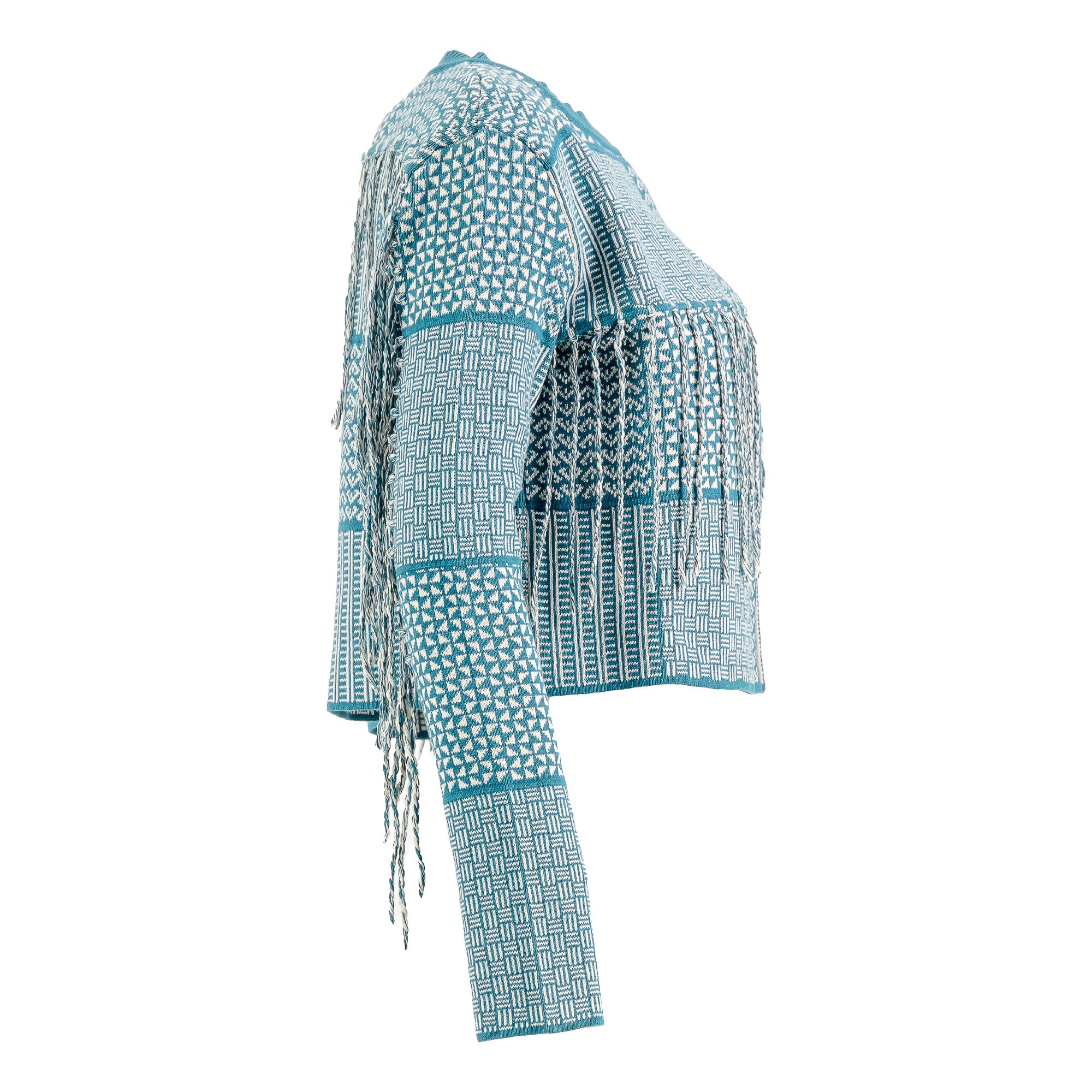 Teal_Fringed_Zuri_w_tassles_front_UDO_HARMONY