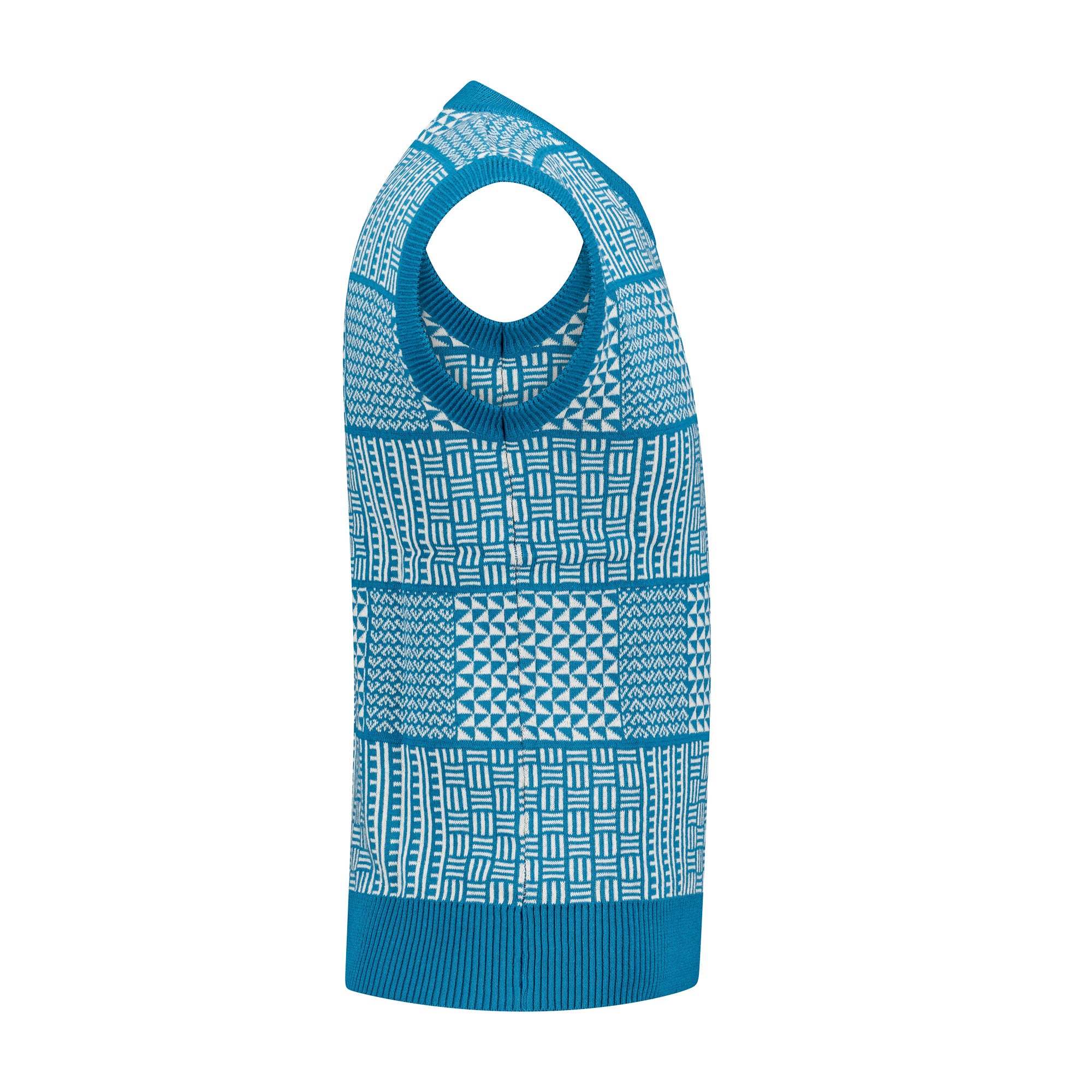 The Ade | Teal & Ecru
