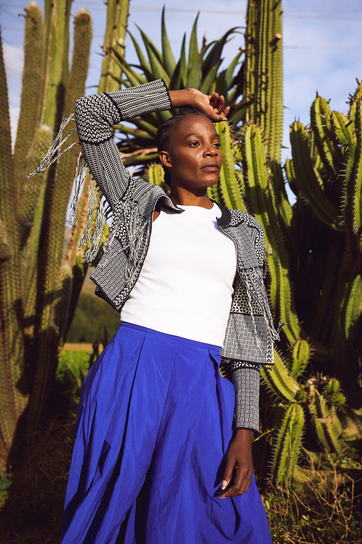 The Zuri - Black & Ecru