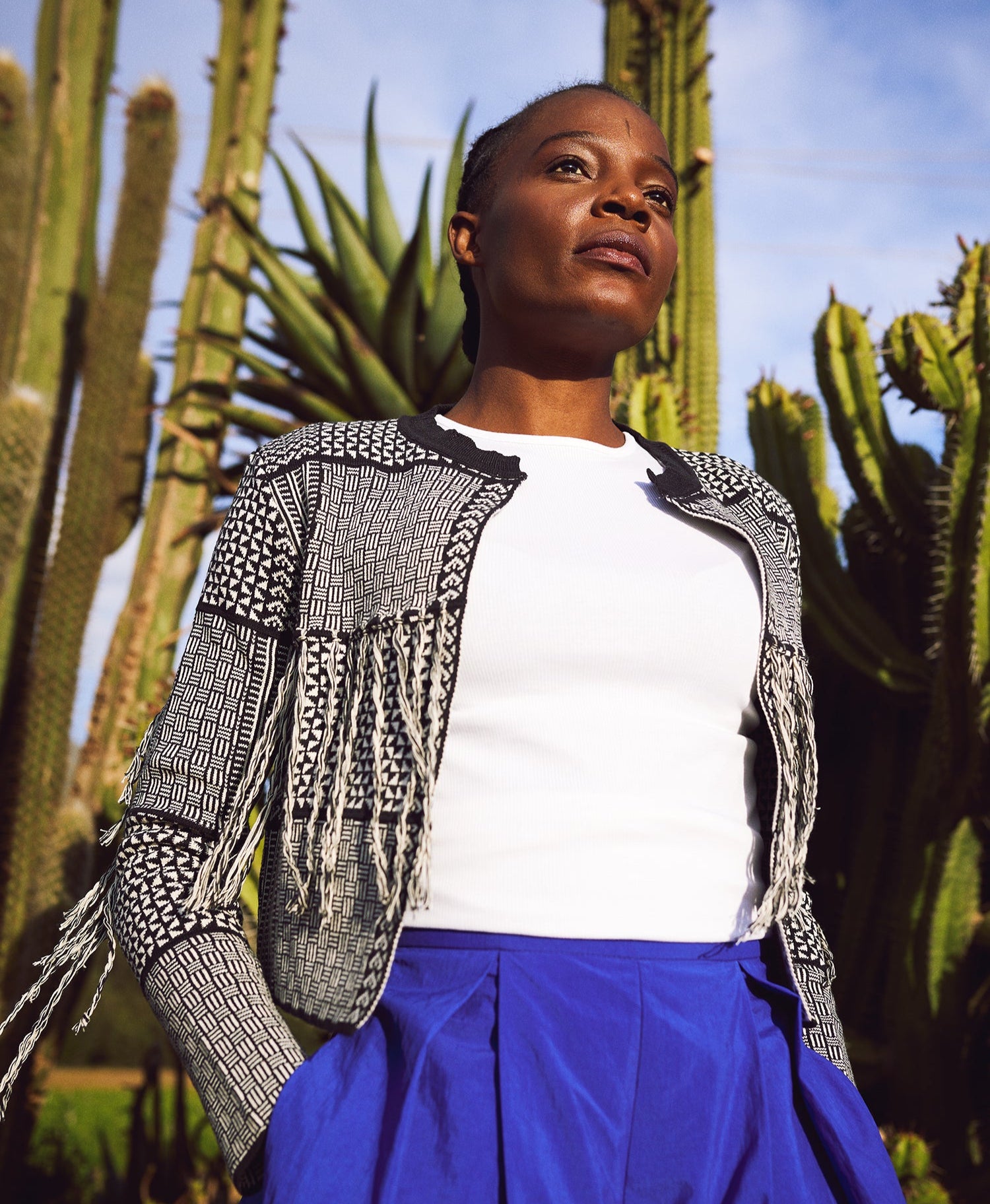 The Zuri - Black & Ecru