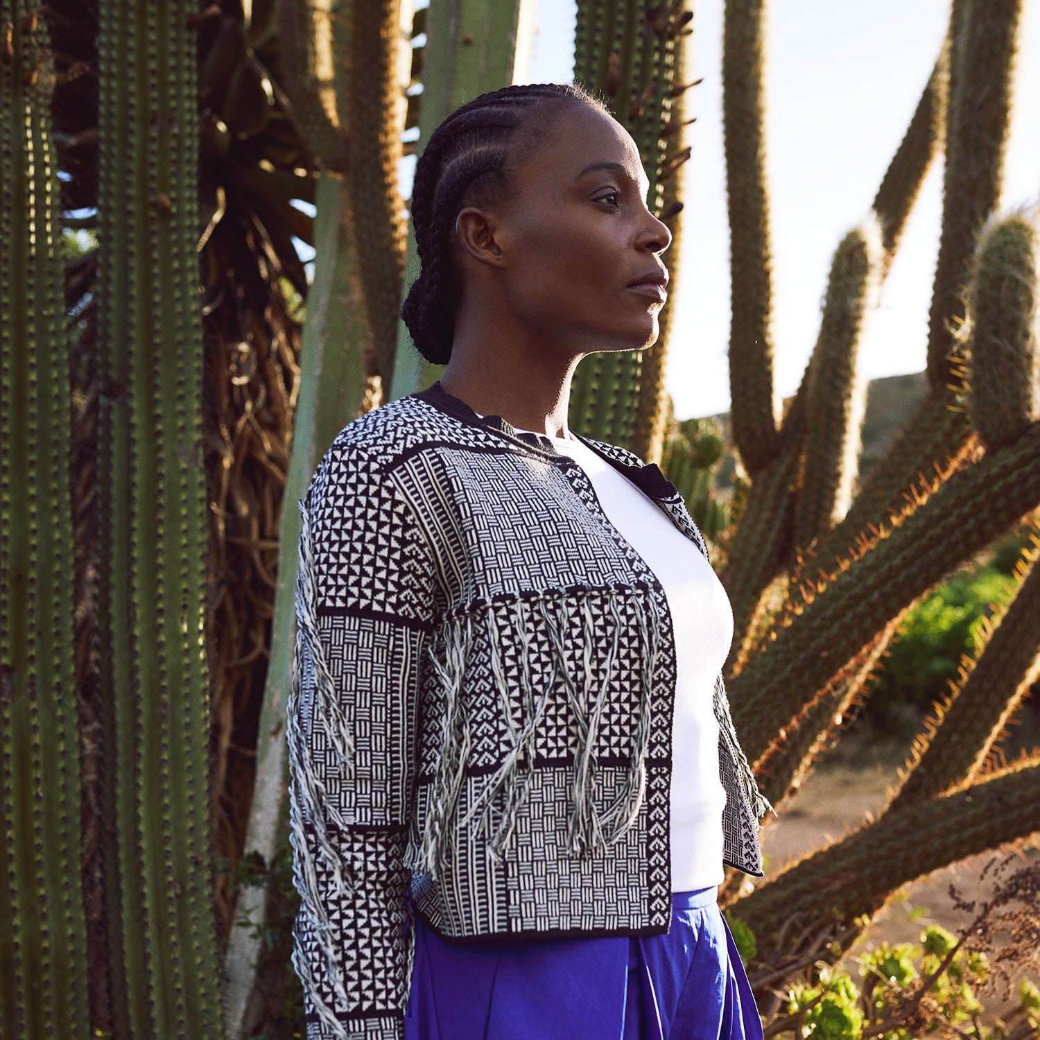 The Zuri - Black & Ecru