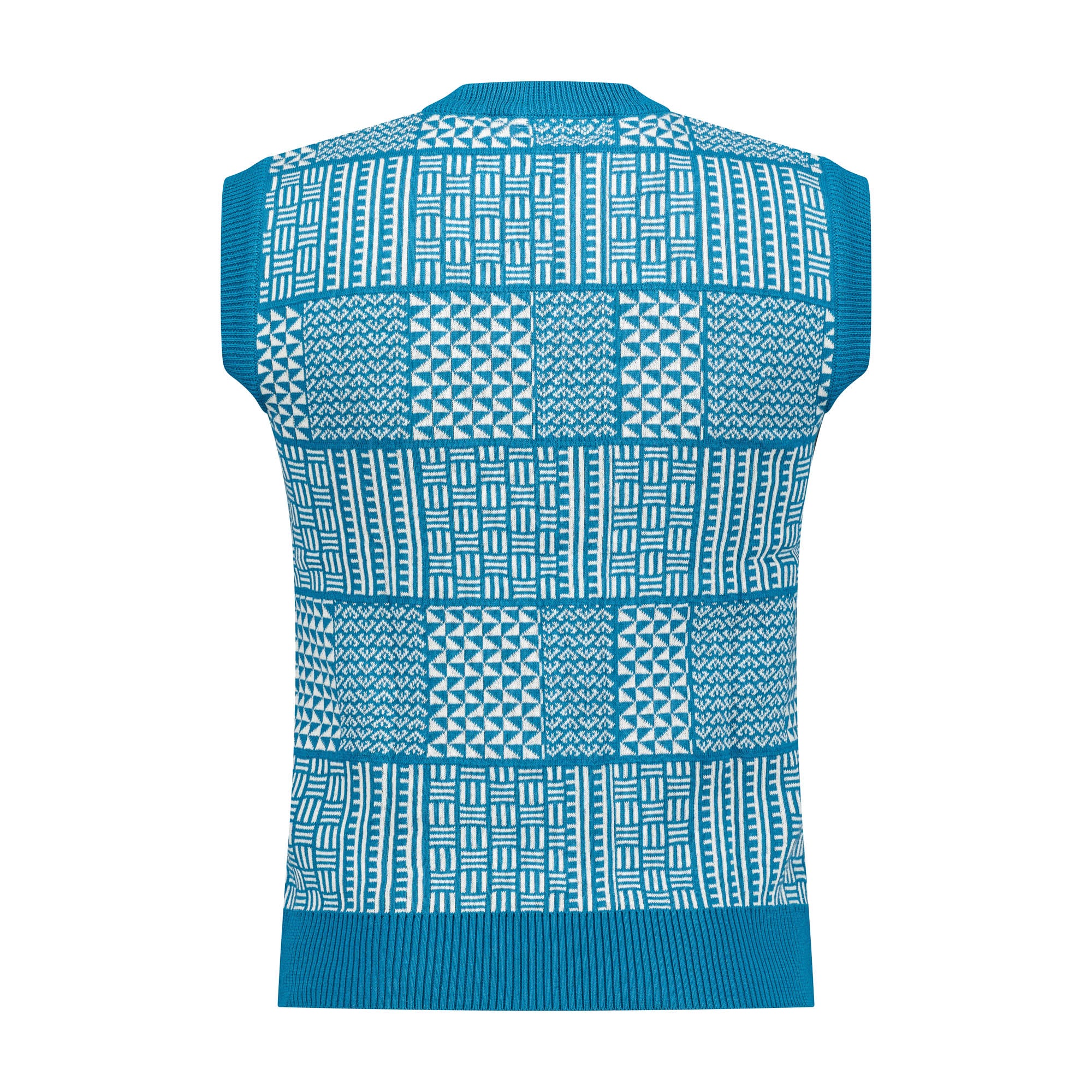 The Ade | Teal & Ecru
