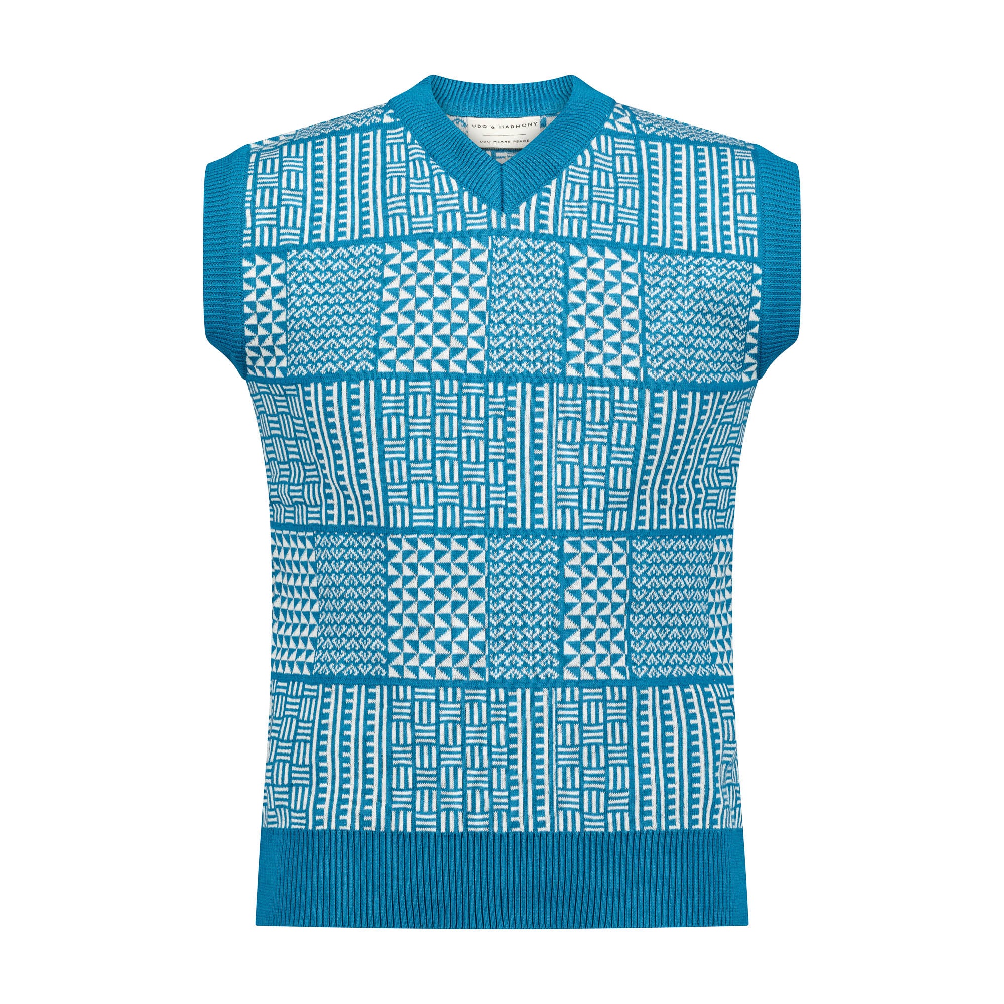 The Ade | Teal & Ecru